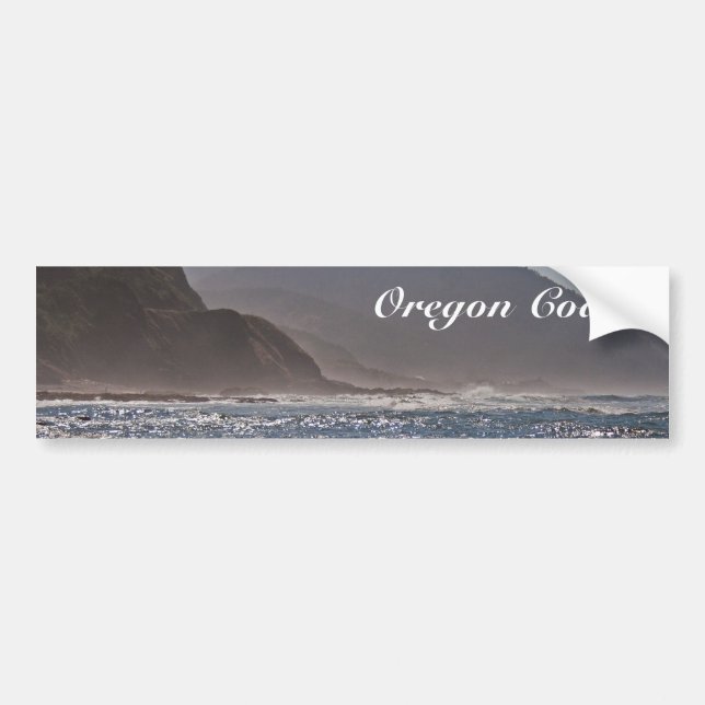 Beautiful Oregon Coast Bumper Sticker (Front)
