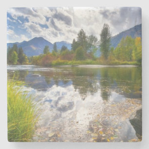 Beautiful Outdoor Scenery Stone Coaster