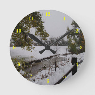 Beautiful Outdoor Scenery Wall Clock