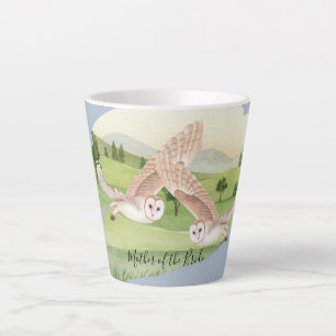 Beautiful OWLS Wedding Latte Mug