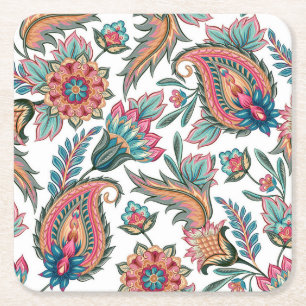 Beautiful Paisley Coaster Set