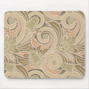 Beautiful paisley pattern mouse pad