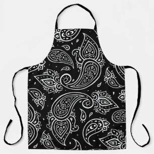 Beautiful paisley seamless pattern apron