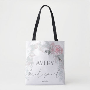 Beautiful Pale Pink Roses BarefootBride™ Tote Bag