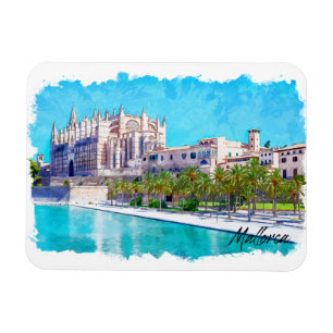 Beautiful Palma de Mallorca Spain Balearic Islands Magnet
