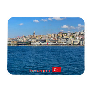 Beautiful panorama of Istanbul travel Magnet