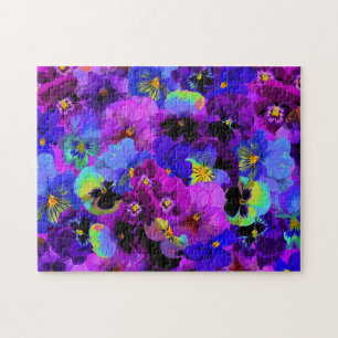 Beautiful Pansies Jigsaw Puzzle