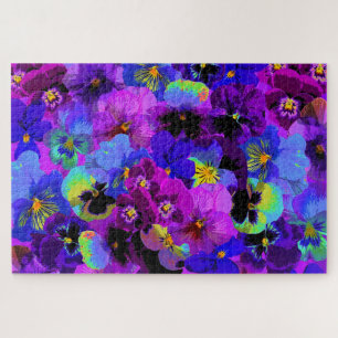 Beautiful Pansies Jigsaw Puzzle