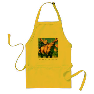 Beautiful Park City Moose Apron