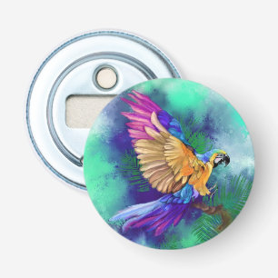 Beautiful Parrot Bottle Opener