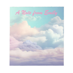 Beautiful Pastel Cloud  Notepad