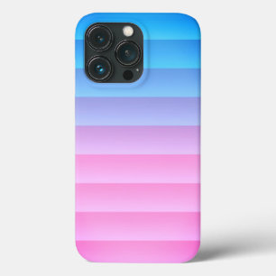 Beautiful Pastel Colour Gradient Turquoise To Pink iPhone 13 Pro Case