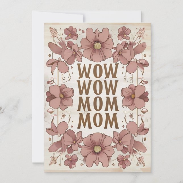 Beautiful Pastel Mothers Day Card (Front)