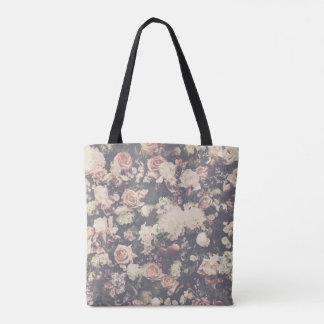 Beautiful pastel roses decor tote bag
