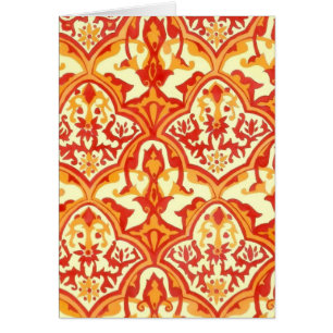 BEAUTIFUL PATTERN - RED & ORANGE