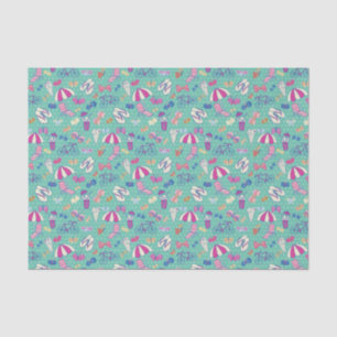 Beautiful Pattern With Summer Elements Tissue Paper