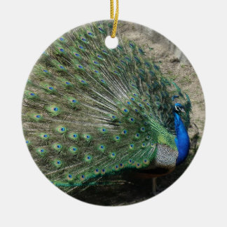 Beautiful Peacock Ceramic Tree Decoration