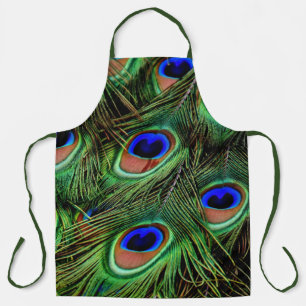 Beautiful Peacock Feathers Apron