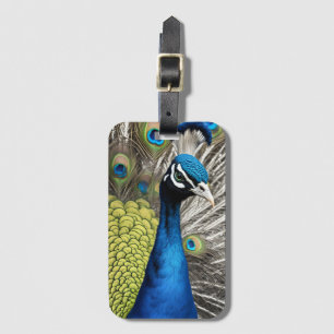 Beautiful Peacock Luggage Tag