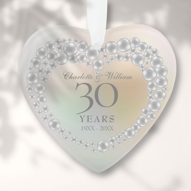 Beautiful Pearl 30th Anniversary Ornament (Beautiful Pearl 30th Anniversary Ornament)