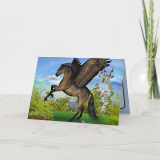 Beautiful Pegasus Greeting Card