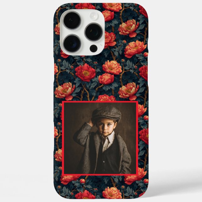 Beautiful Peonies Custom Photo Iphone Case (Back)