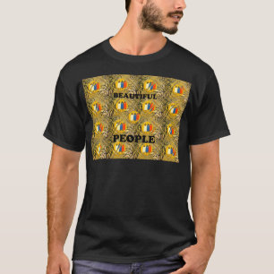 Beautiful People African Traditional Motif Colours T-Shirt