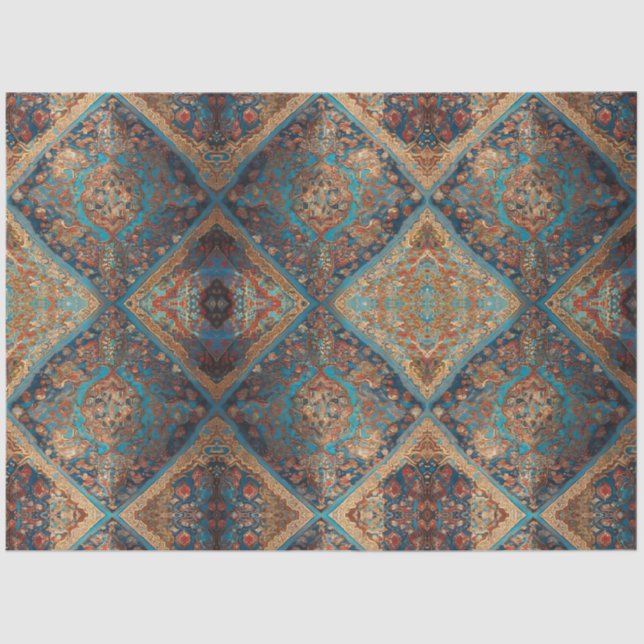 Beautiful Persian Old Pattern Trendy Collection Tissue Paper (Front)