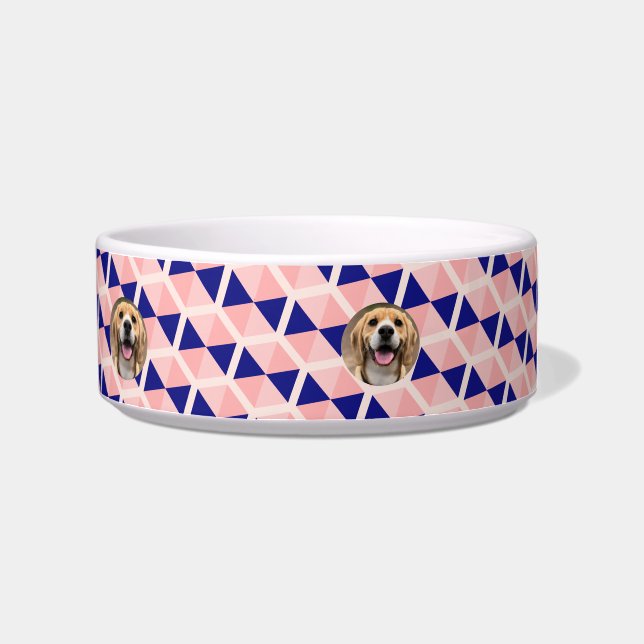 Beautiful Personalised Custom Name Monogrammed Dog Bowl (Right)