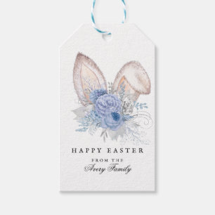 Beautiful Personalised Floral Easter Gift Tags