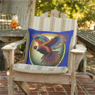 Beautiful Pheasant Rooster Cushion