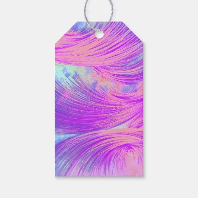 Beautiful Phoenix Feathers  Gift Tags (Front)