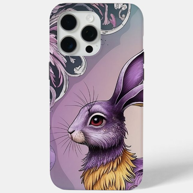 Beautiful phone cover, Rabbit iphone 15 Pro Max, Case-Mate iPhone Case (Back)