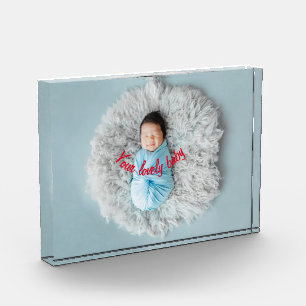 Beautiful photo album of my baby, my love block