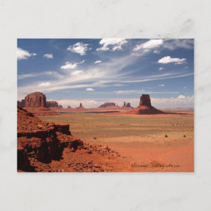 Beautiful Photo of Monument Valley in Arizona Postcard