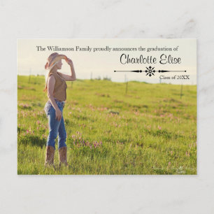 Beautiful Photo with Flourish - Grad Post Card
