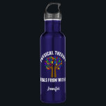 Beautiful Physical Therapy Inspirational Quote 710 Ml Water Bottle<br><div class="desc">Physical Therapy Heals From Within. A cute physical therapist quote gift with a beautiful tree with rainbow leaves and helping hands as the tree limbs that lift them up. Motivational and beautiful present for a PT.</div>