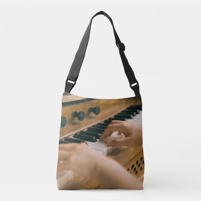 Beautiful Piano Crossbody Bag (Front)