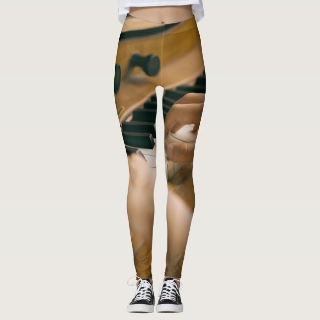 Beautiful Piano Leggings (Front)