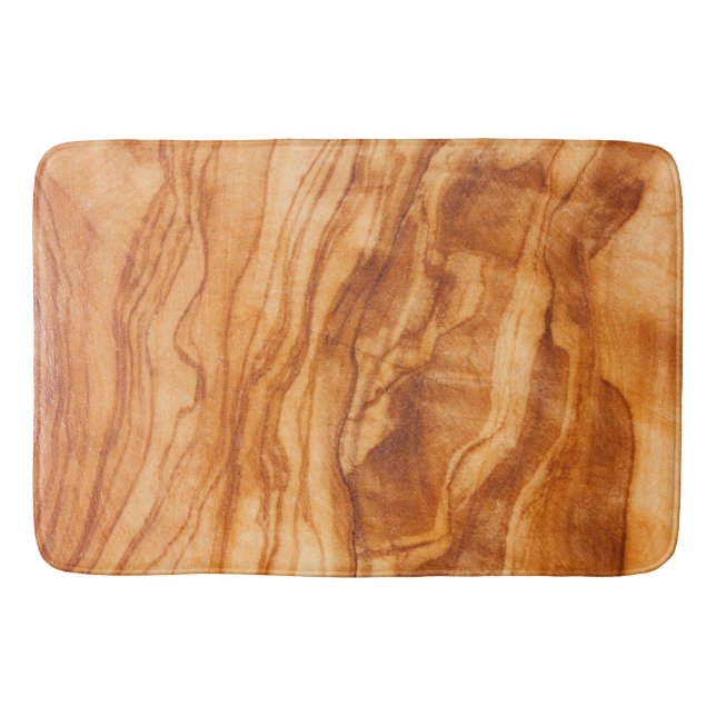 Beautiful piece of wood bath mat (Front)