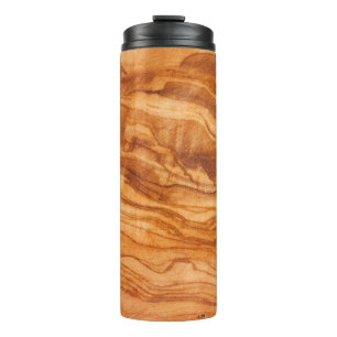 Beautiful piece of wood thermal tumbler