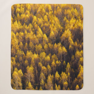 BEAUTIFUL PINE TREE FOREST SHERPA BLANKET
