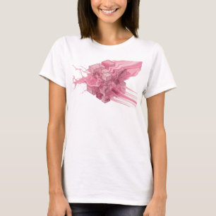 Beautiful Pink Abstract Cubes Custom Creation T-Shirt