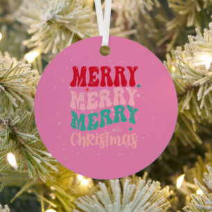 beautiful pink and red 2 sides ornament