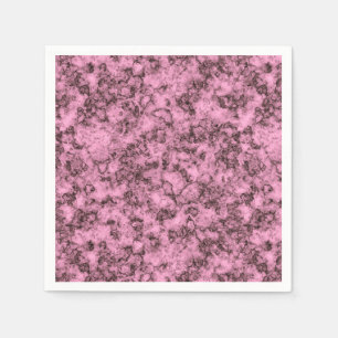 Beautiful pink bright marble dark veins napkin