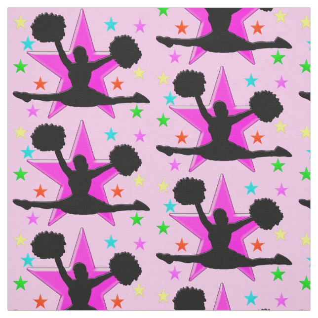 BEAUTIFUL PINK CHEERLEADING FABRIC (Swatch)