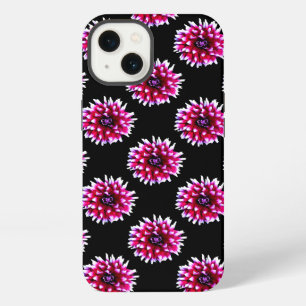 Beautiful Pink Dahlia Flower Nature Pattern iPhone 13 Case