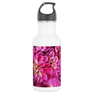 Beautiful pink dahlias 532 ml water bottle