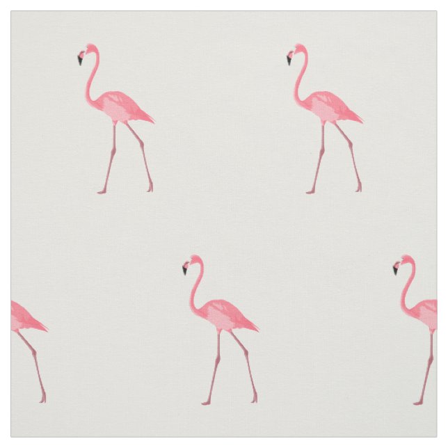 Beautiful Pink Flamingo Fabric (Swatch)