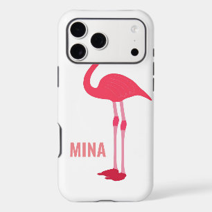 Beautiful pink flamingos uncommon iPhone case